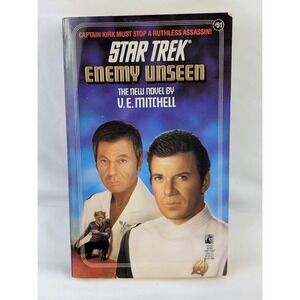 Pocket Books Star Trek Paperback Enemy Unseen #51 Sci-Fi 1990